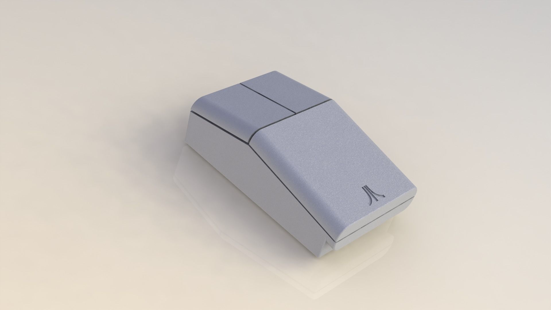 Atari ST STM1 Mouse enclosure  3D print model_18