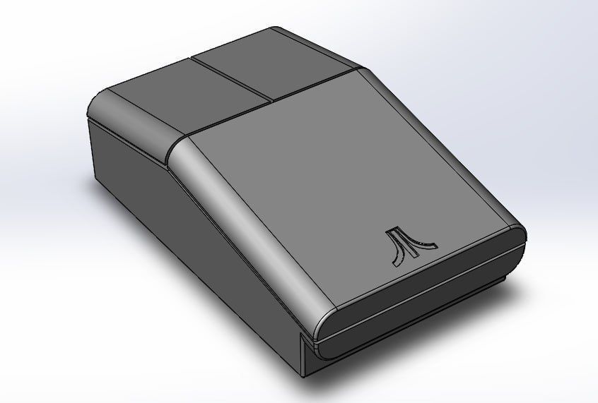 Atari ST STM1 Mouse enclosure  3D print model_4