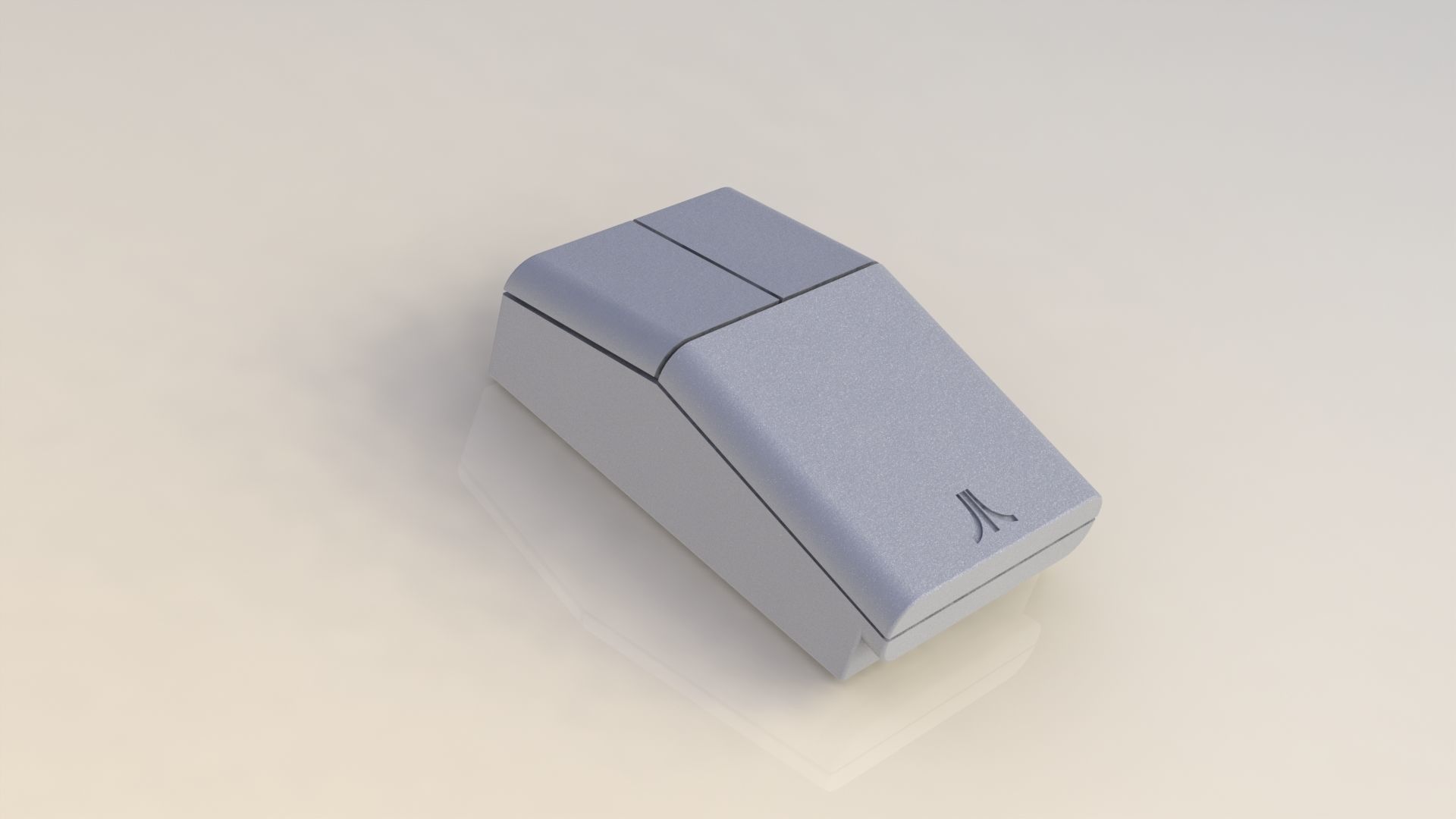 Atari ST STM1 Mouse enclosure  3D print model_10
