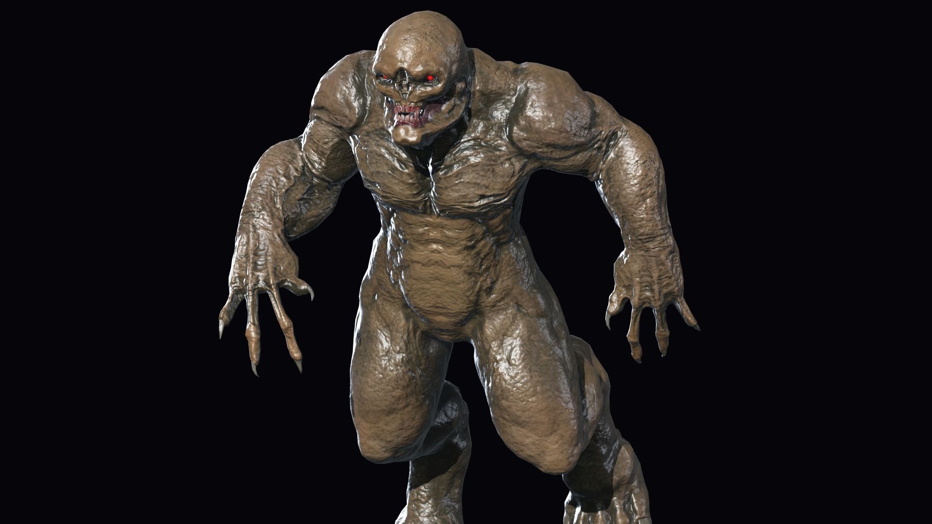 Big Demon 4 Low-poly 3D model_15