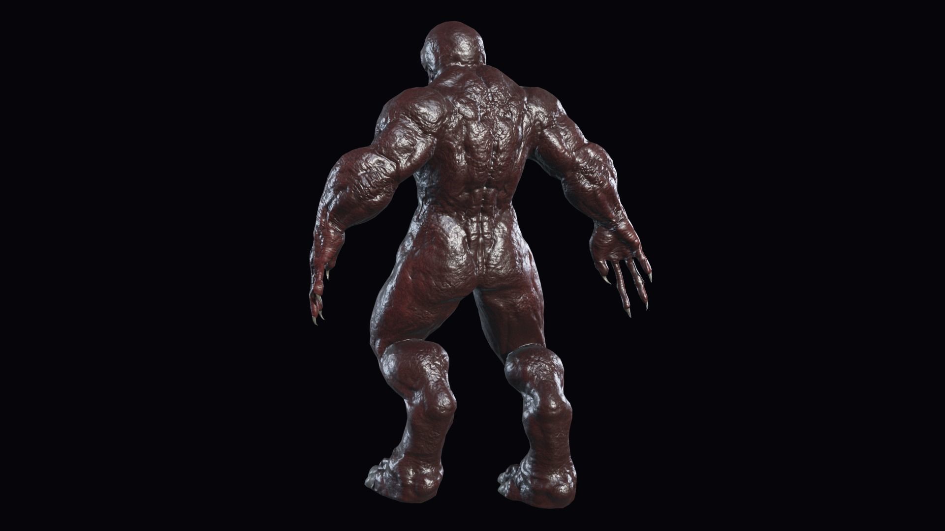 Big Demon 4 Low-poly 3D model_21