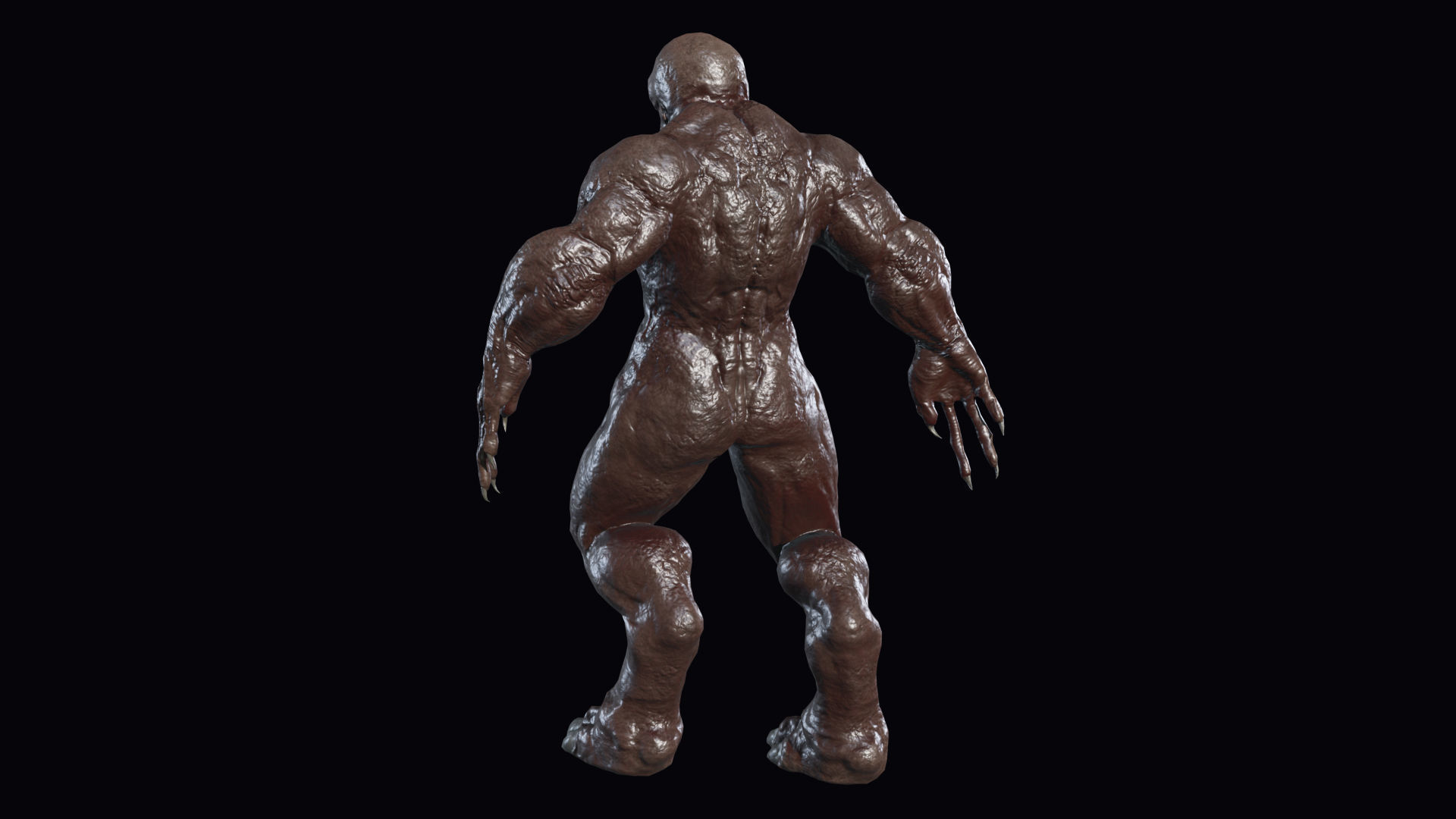 Big Demon 4 Low-poly 3D model_10