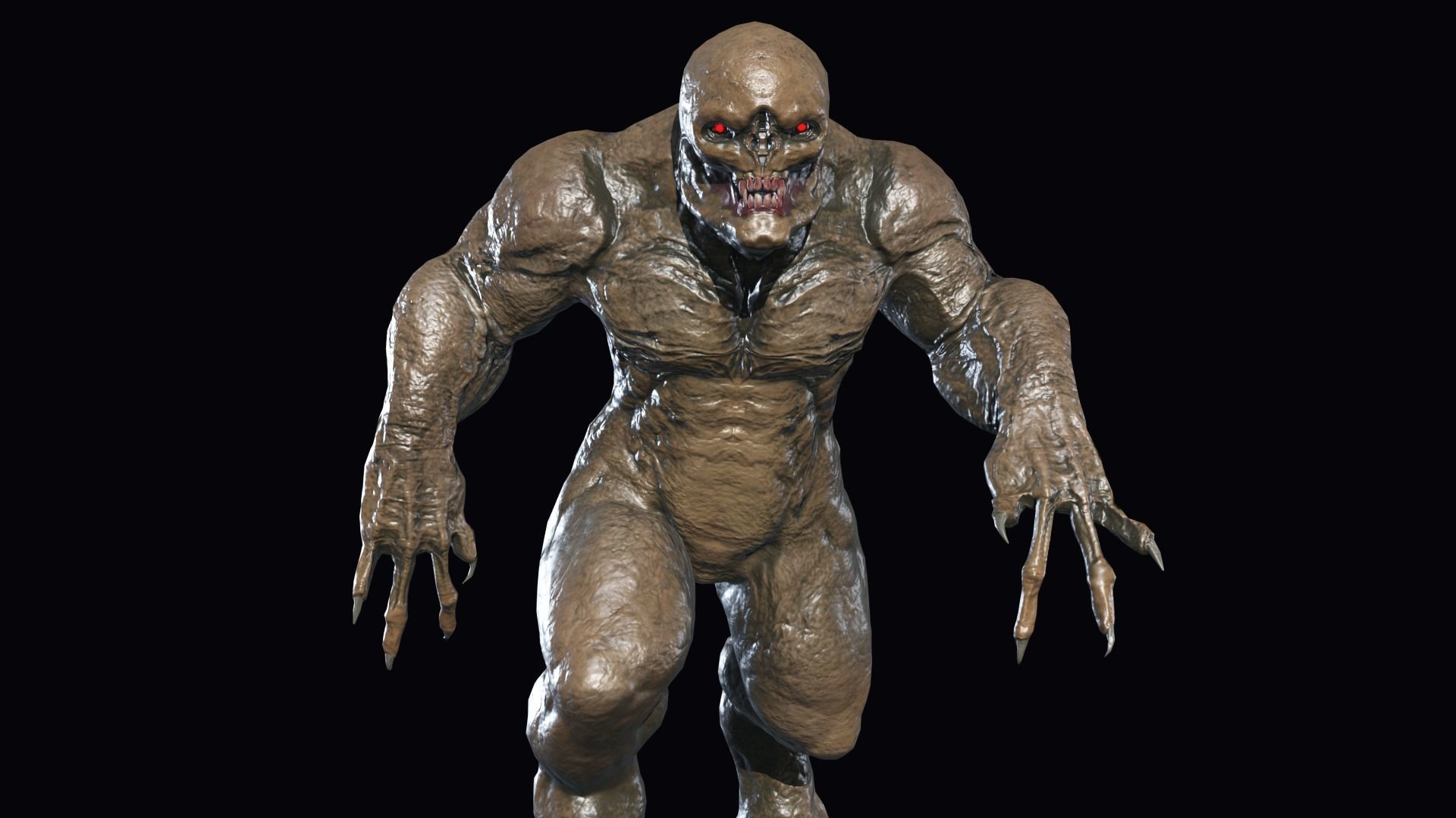 Big Demon 4 Low-poly 3D model_14