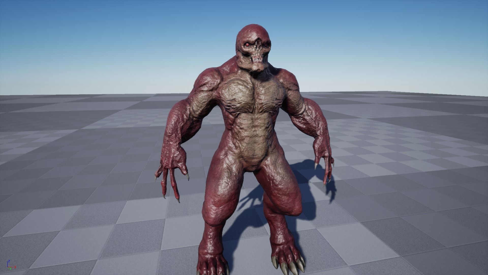 Big Demon 4 Low-poly 3D model_30