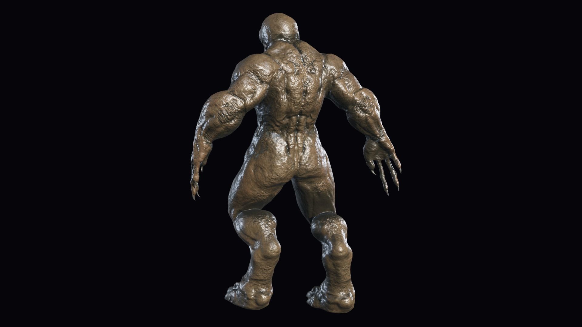 Big Demon 4 Low-poly 3D model_11