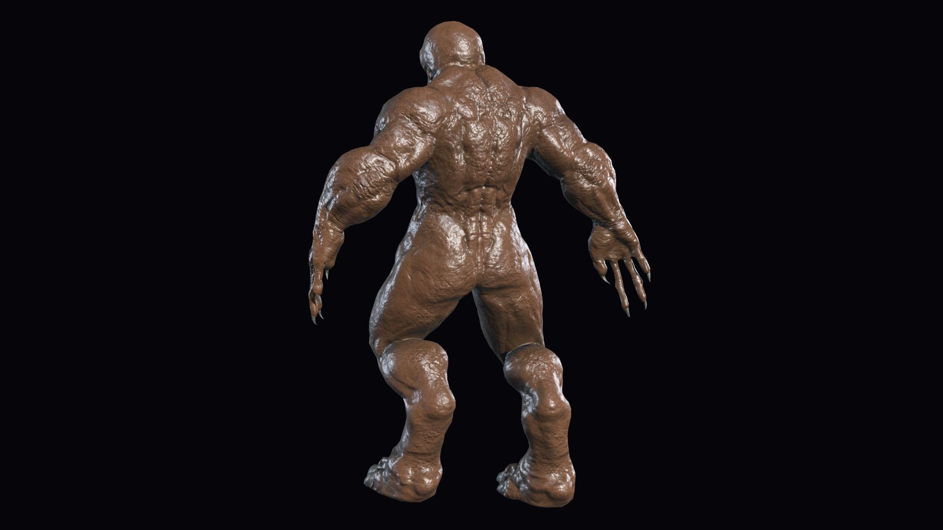 Big Demon 4 Low-poly 3D model_12