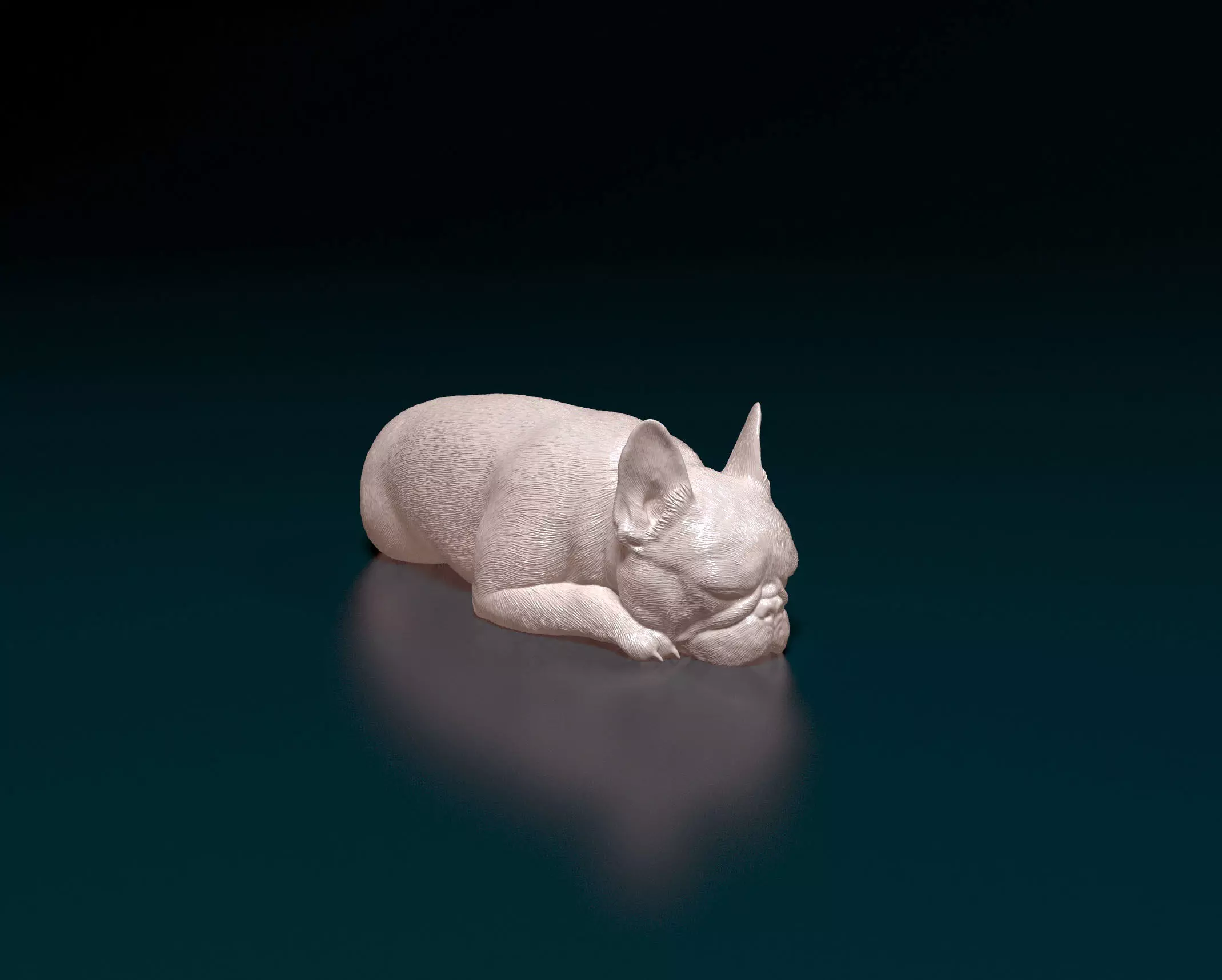 French Bulldog 013 3D print model_0