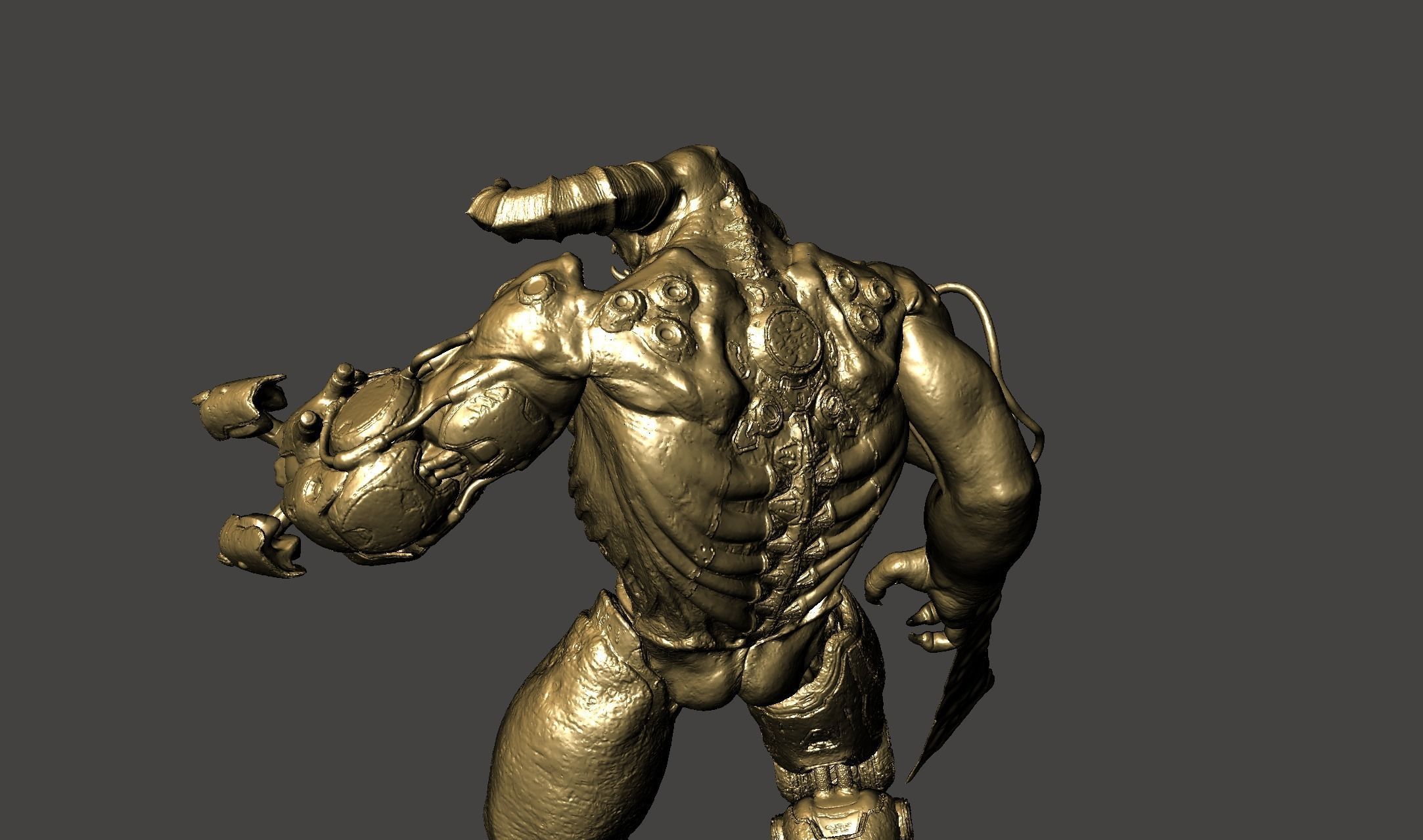 3 CYBERDEMON TYRANT BUNDLE DOOM 3 2016 ETERNAL GAMEQRAFT STL 3D print model_29