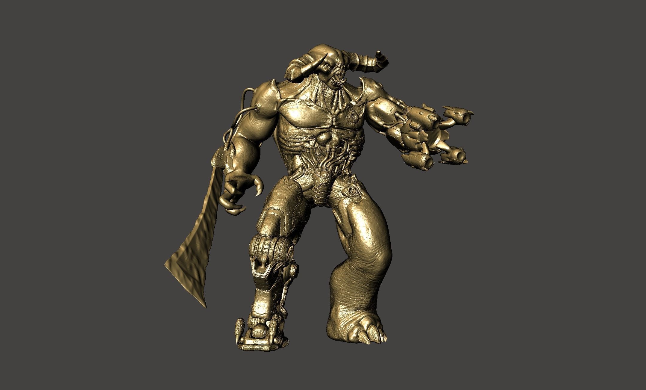 3 CYBERDEMON TYRANT BUNDLE DOOM 3 2016 ETERNAL GAMEQRAFT STL 3D print model_26