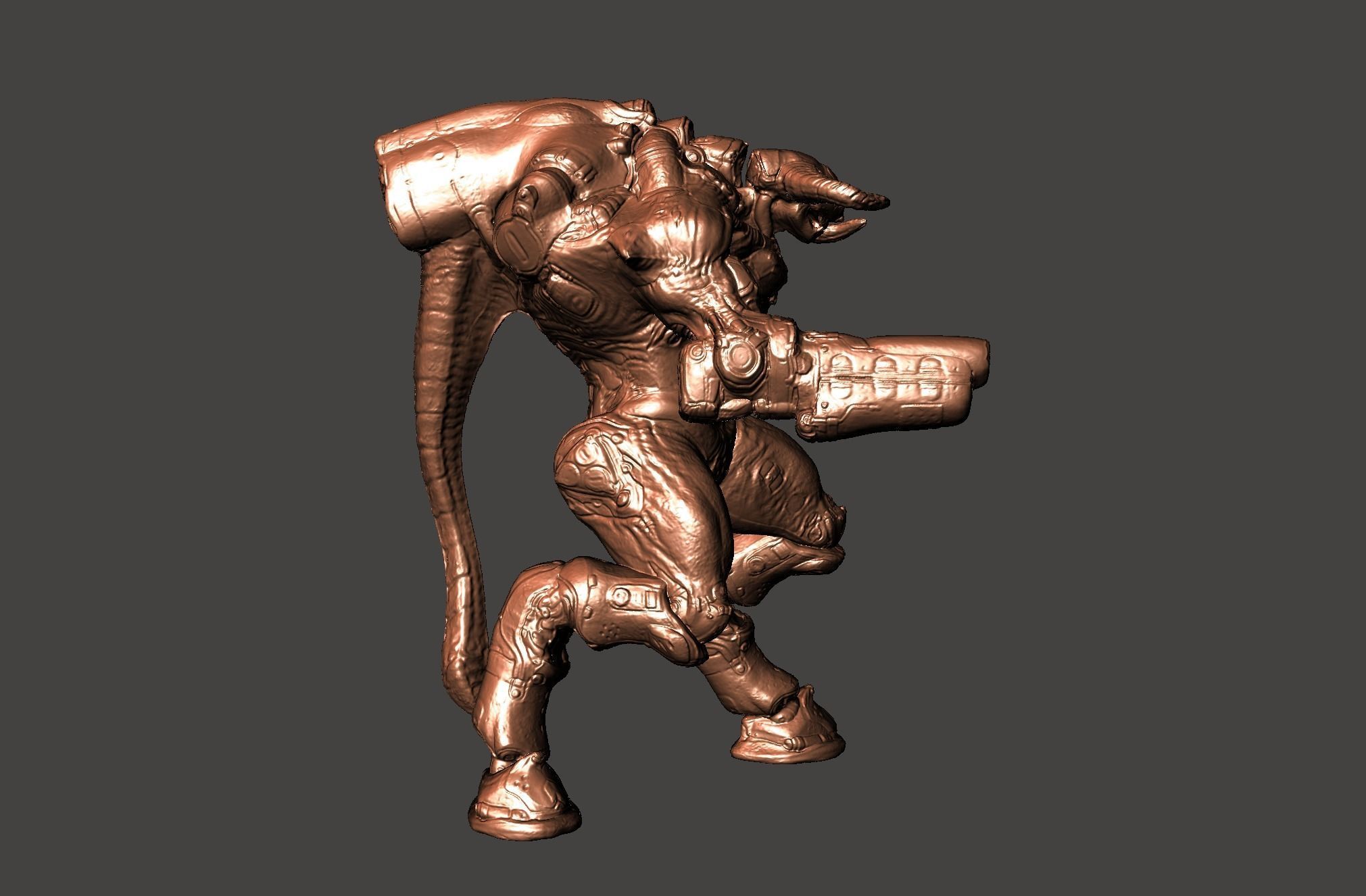 3 CYBERDEMON TYRANT BUNDLE DOOM 3 2016 ETERNAL GAMEQRAFT STL 3D print model_7