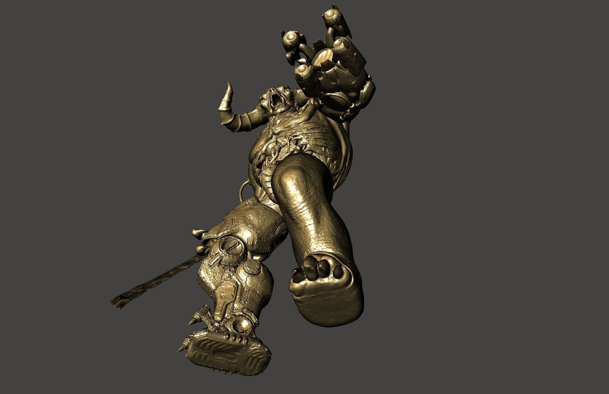 3 CYBERDEMON TYRANT BUNDLE DOOM 3 2016 ETERNAL GAMEQRAFT STL 3D print model_31