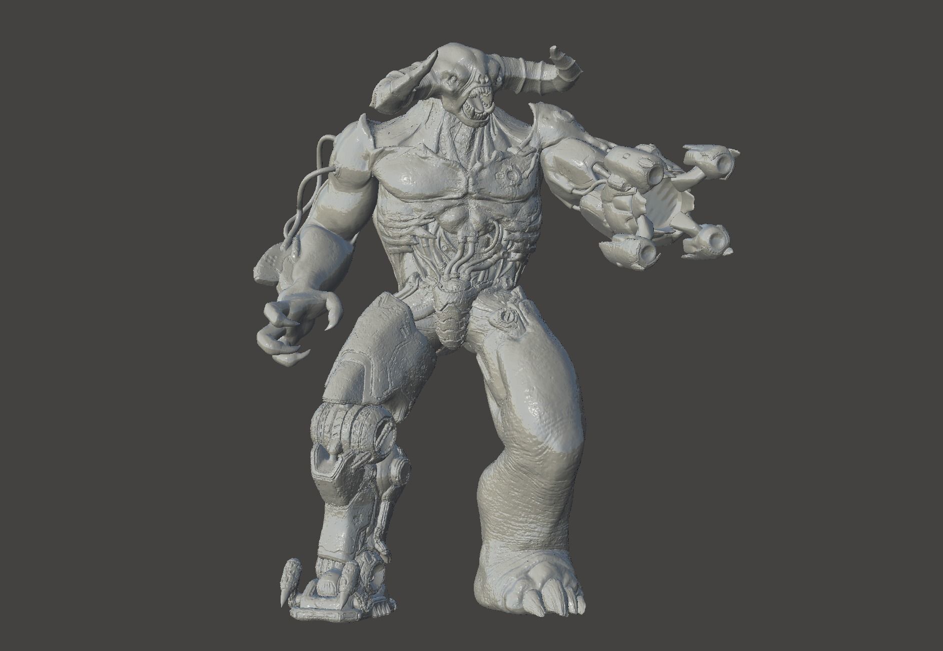 3 CYBERDEMON TYRANT BUNDLE DOOM 3 2016 ETERNAL GAMEQRAFT STL 3D print model_33