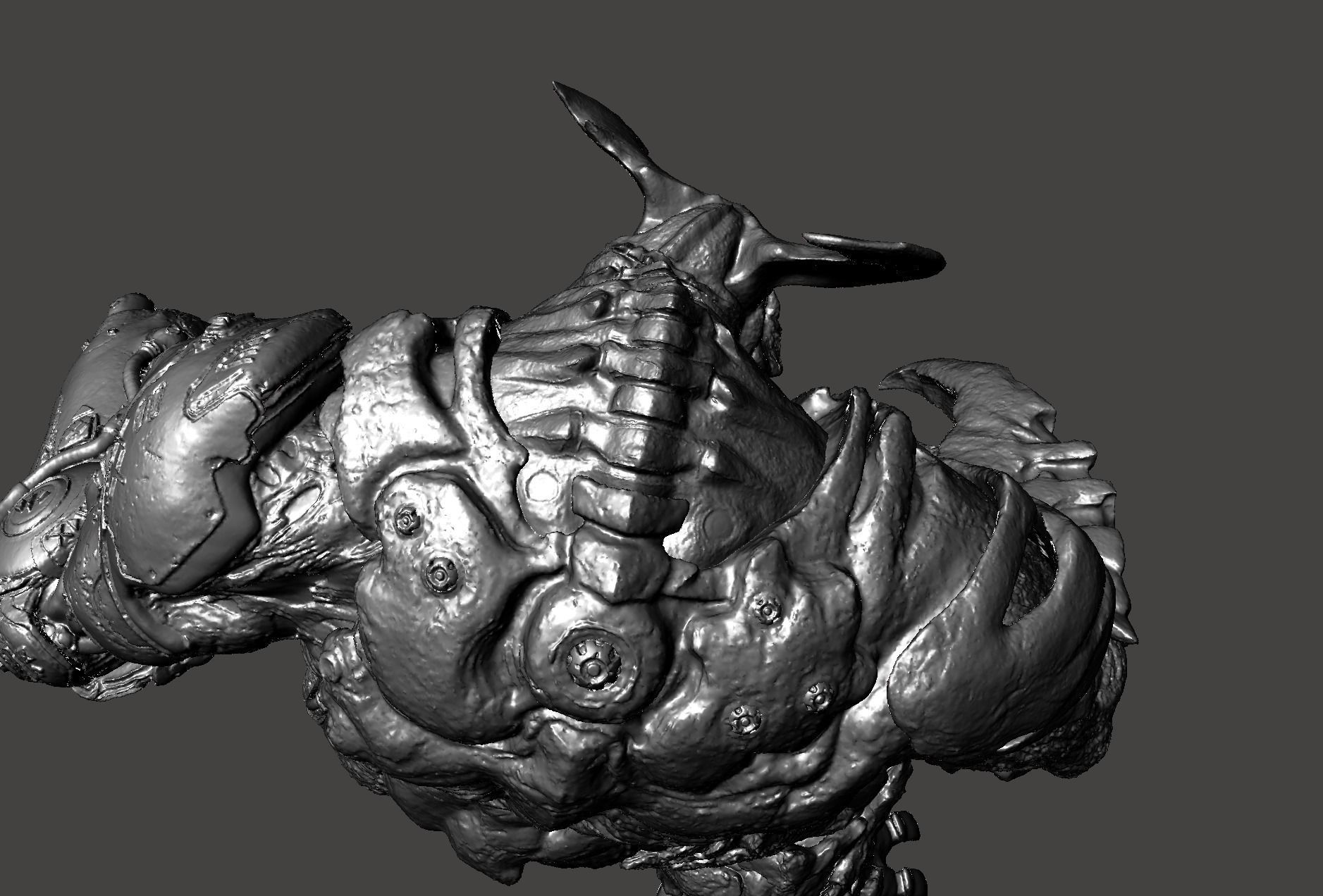 3 CYBERDEMON TYRANT BUNDLE DOOM 3 2016 ETERNAL GAMEQRAFT STL 3D print model_20