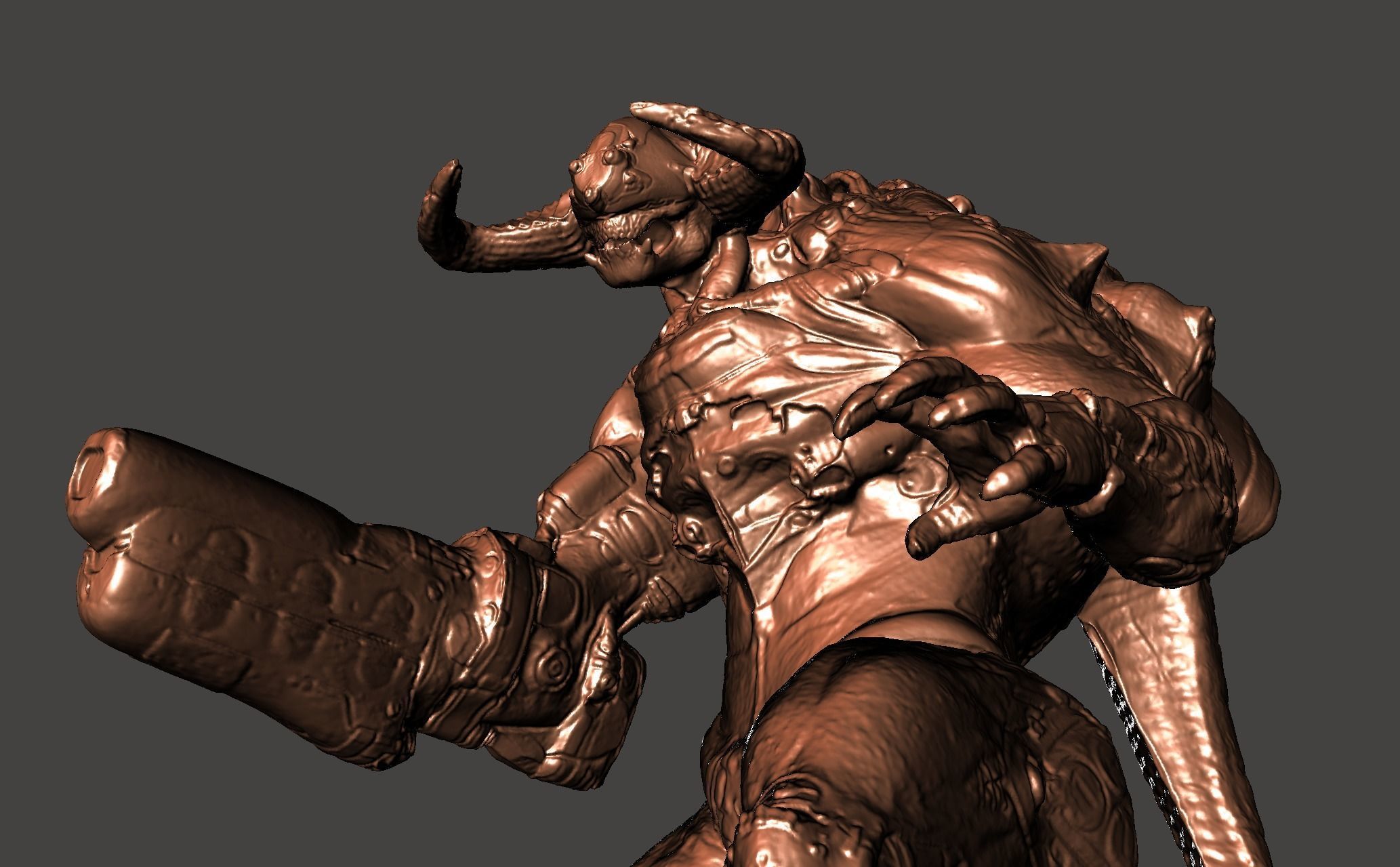 3 CYBERDEMON TYRANT BUNDLE DOOM 3 2016 ETERNAL GAMEQRAFT STL 3D print model_4