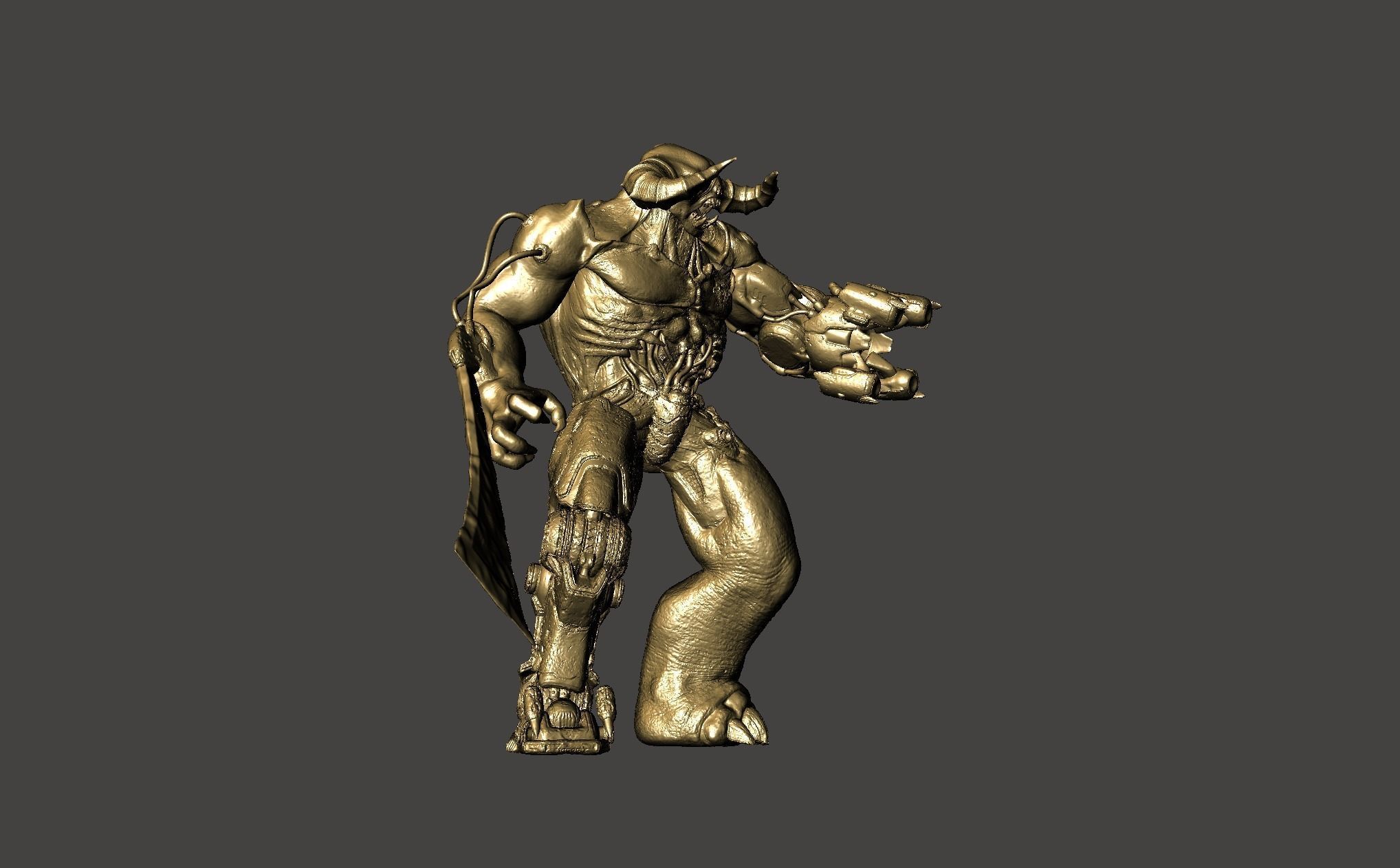 3 CYBERDEMON TYRANT BUNDLE DOOM 3 2016 ETERNAL GAMEQRAFT STL 3D print model_28
