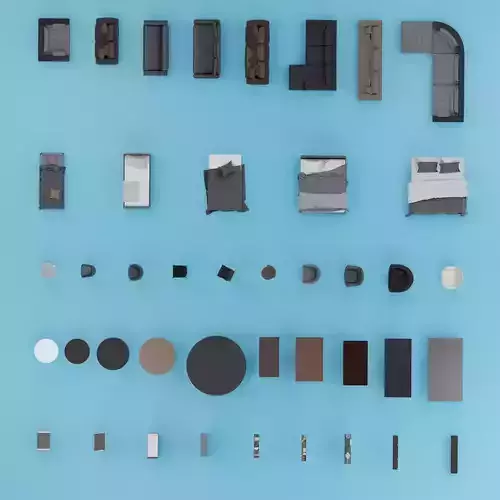 Interior Furniture Pack - 42 Furniture