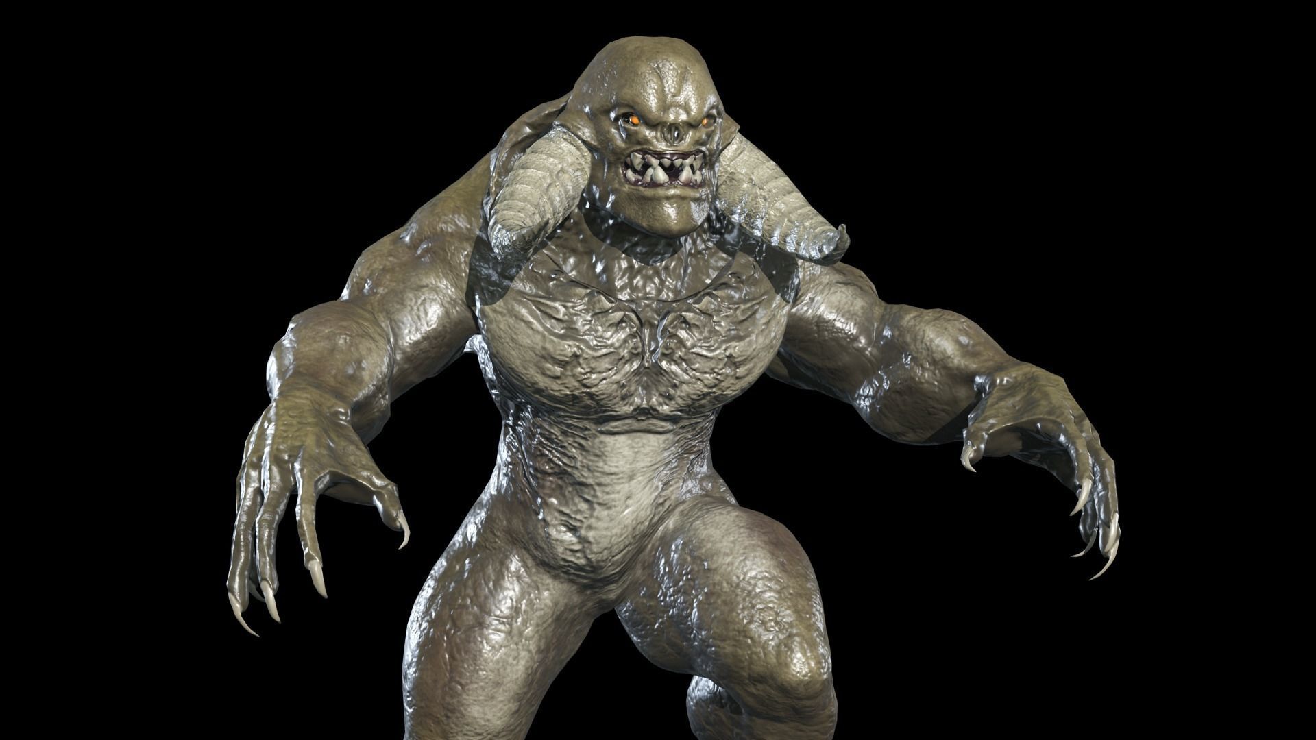 Big Demon 5 Low-poly 3D model_15