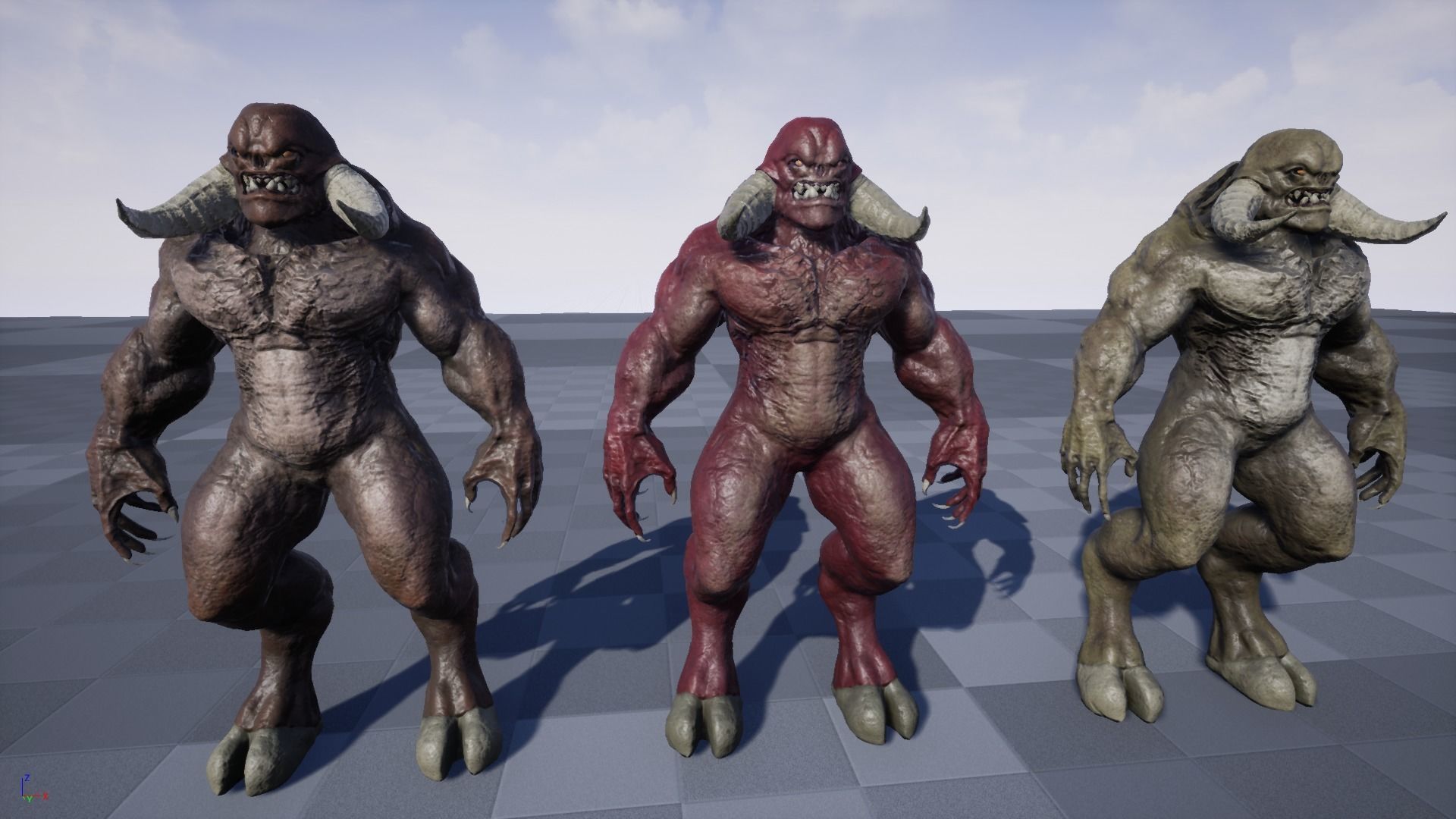 Big Demon 5 Low-poly 3D model_22