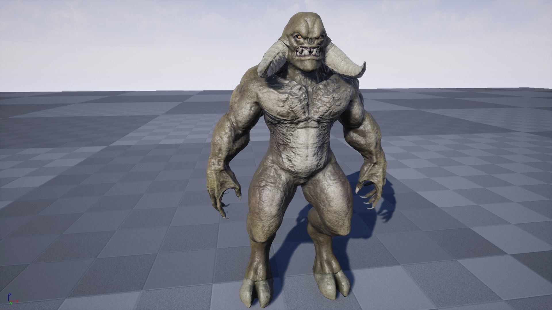 Big Demon 5 Low-poly 3D model_19