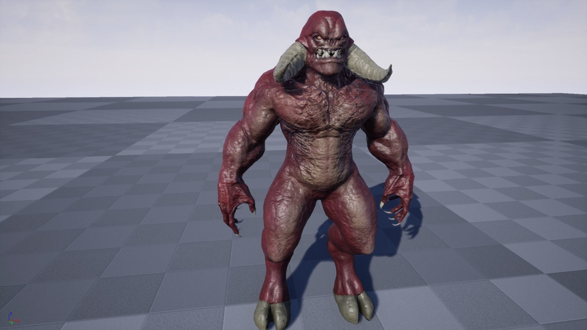 Big Demon 5 Low-poly 3D model_23