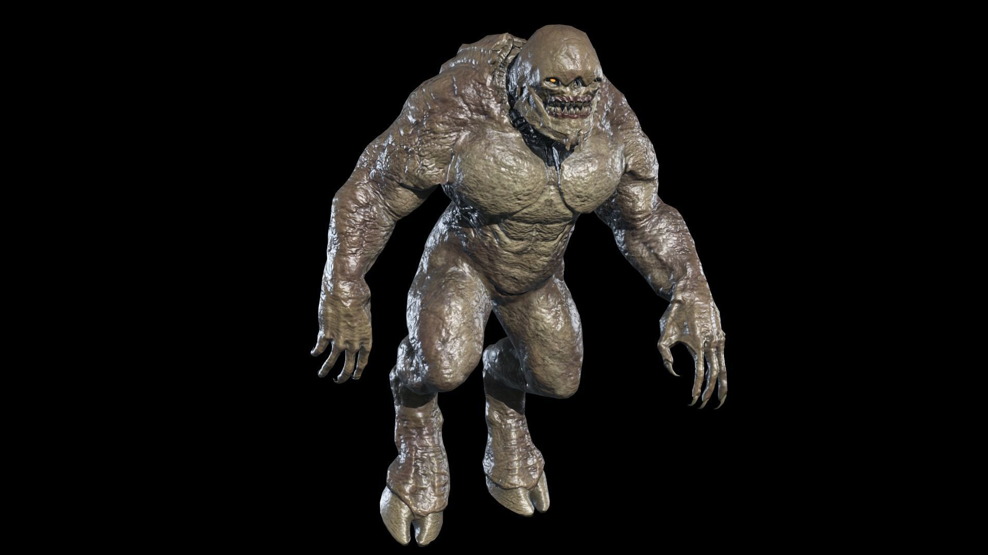 Big Demon 6 Low-poly 3D model_14