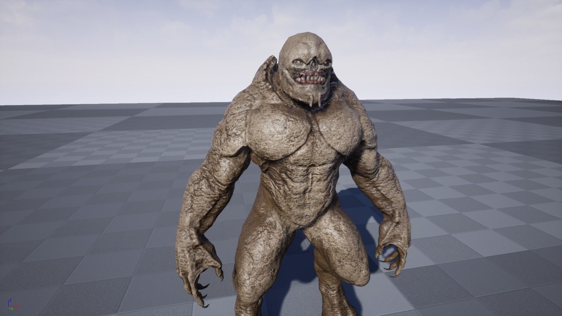 Big Demon 6 Low-poly 3D model_26