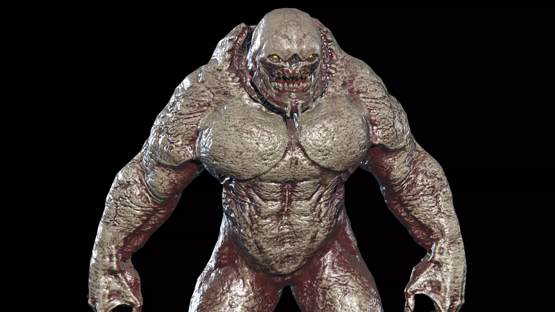 Big Demon 6 Low-poly 3D model_0