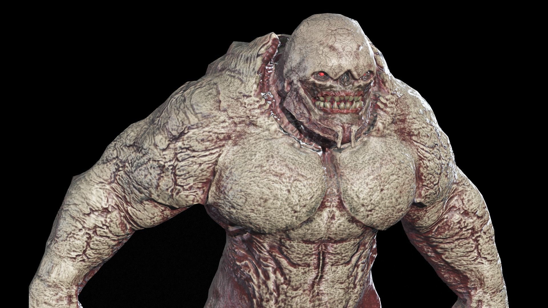 Big Demon 6 Low-poly 3D model_23