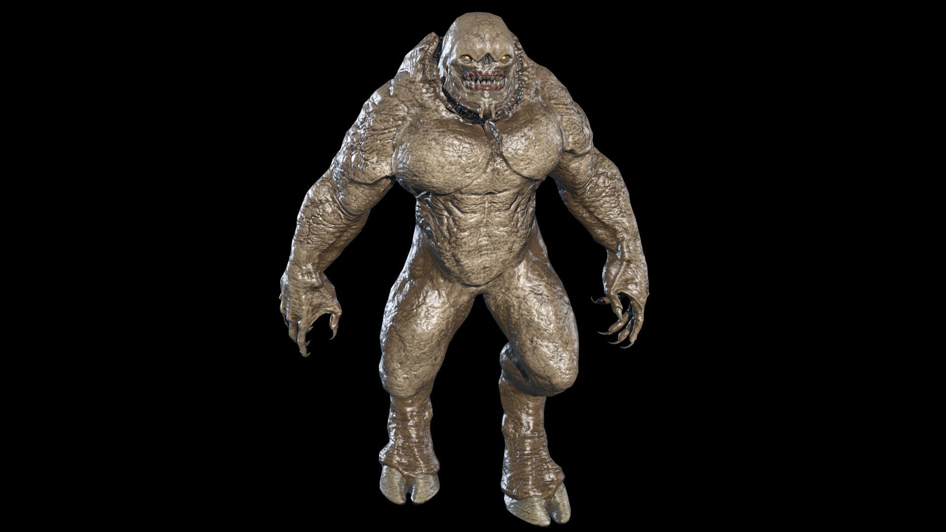 Big Demon 6 Low-poly 3D model_5