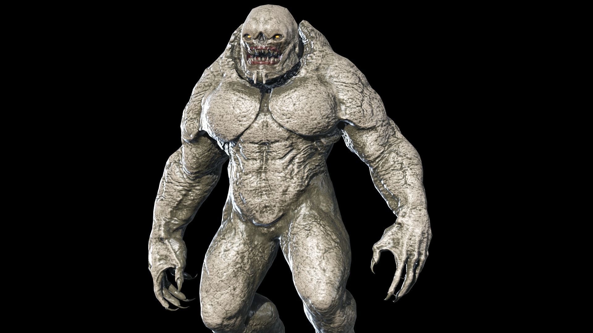 Big Demon 6 Low-poly 3D model_21