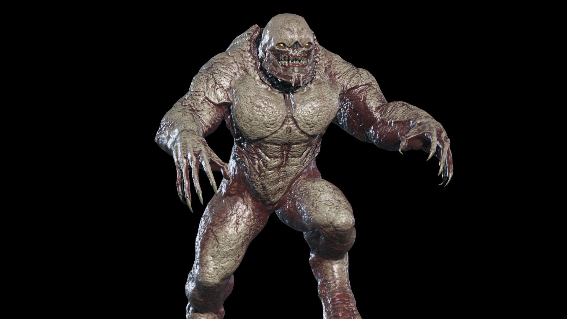 Big Demon 6 Low-poly 3D model_15