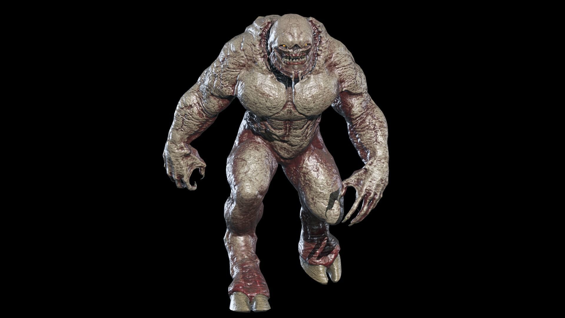 Big Demon 6 Low-poly 3D model_16