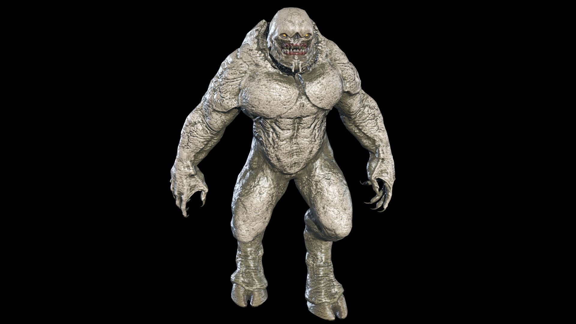 Big Demon 6 Low-poly 3D model_6