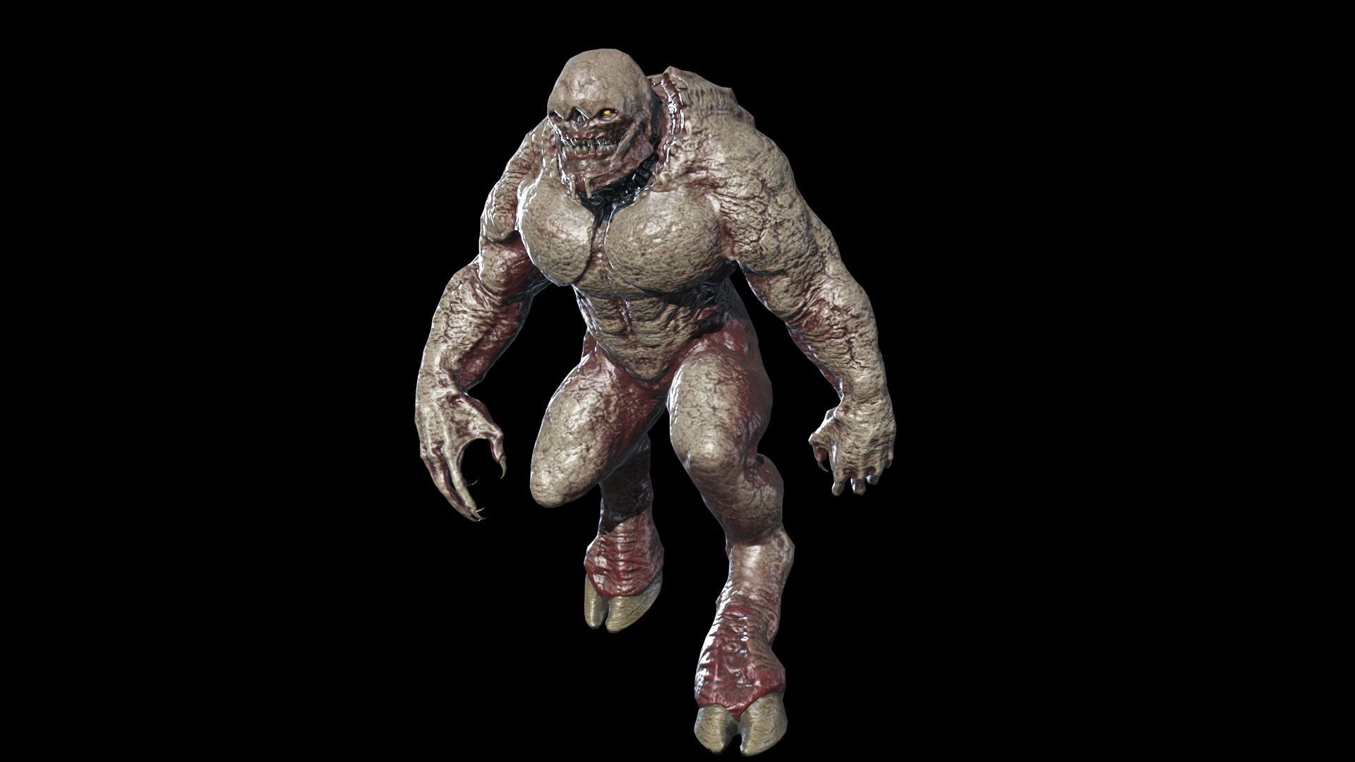 Big Demon 6 Low-poly 3D model_13