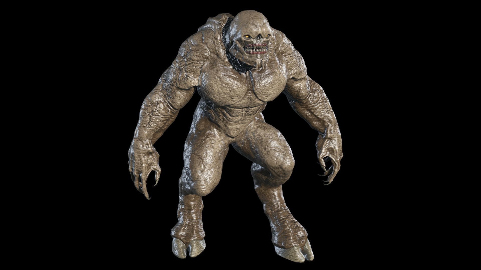 Big Demon 6 Low-poly 3D model_19