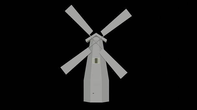 Windmill 3D Free 3D print model