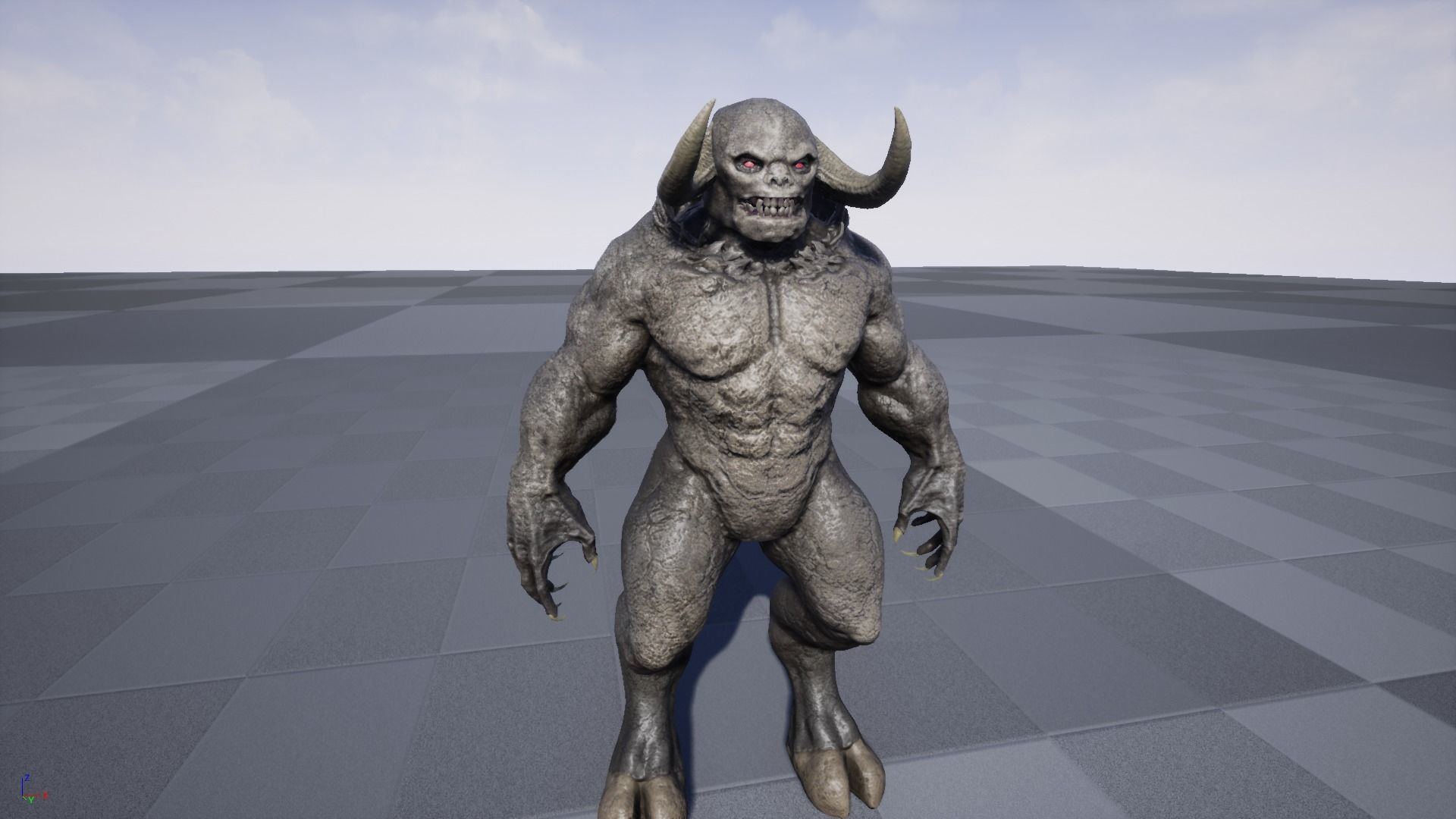 Big Demon 8 Low-poly 3D model_23