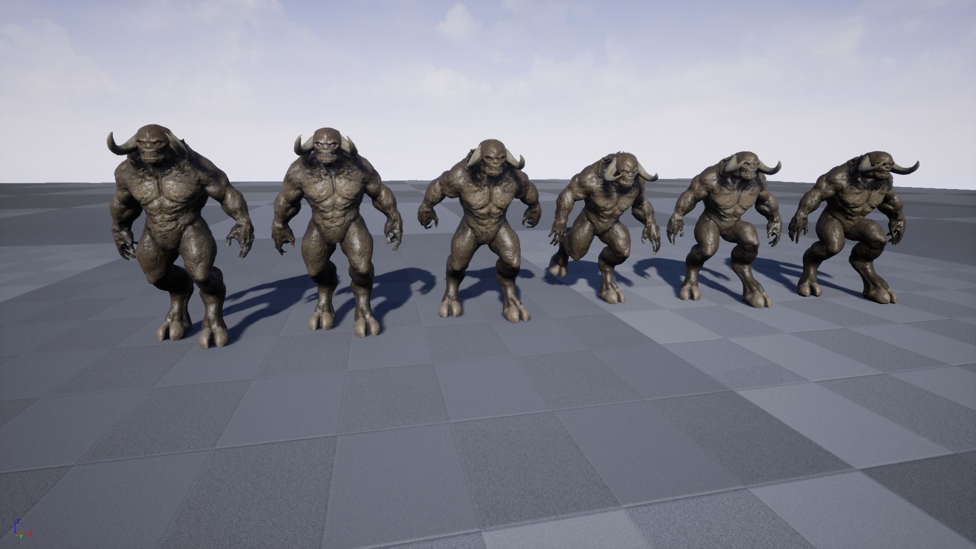 Big Demon 8 Low-poly 3D model_26