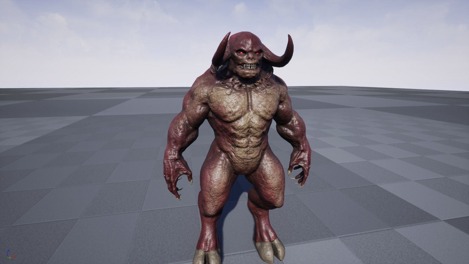 Big Demon 8 Low-poly 3D model_28