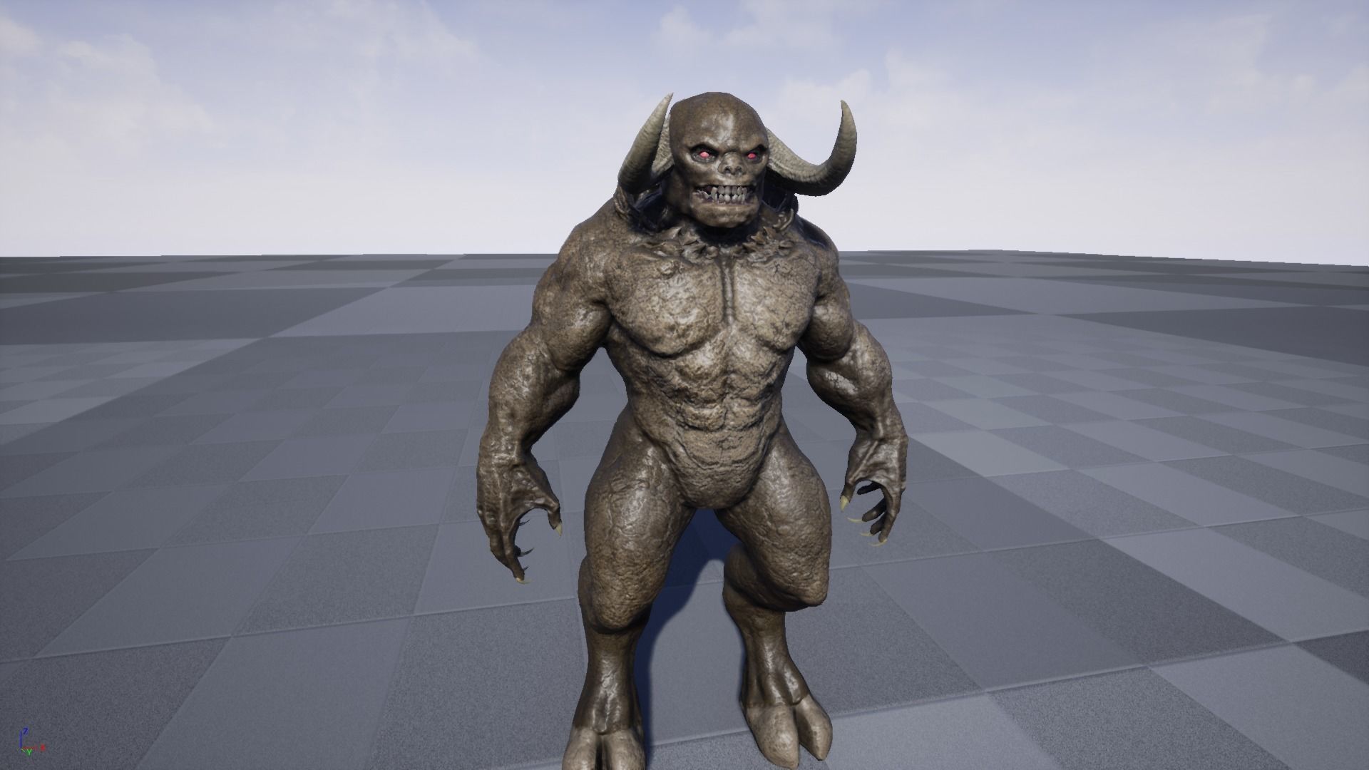 Big Demon 8 Low-poly 3D model_27