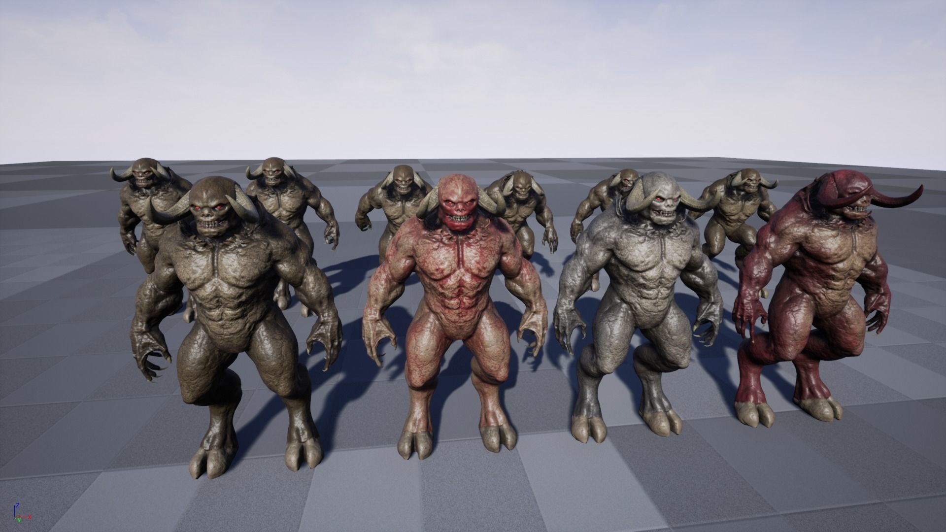 Big Demon 8 Low-poly 3D model_22