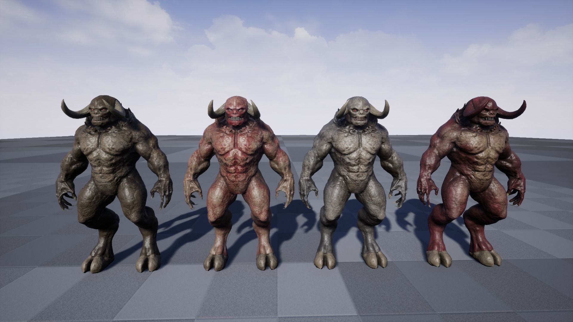 Big Demon 8 Low-poly 3D model_25