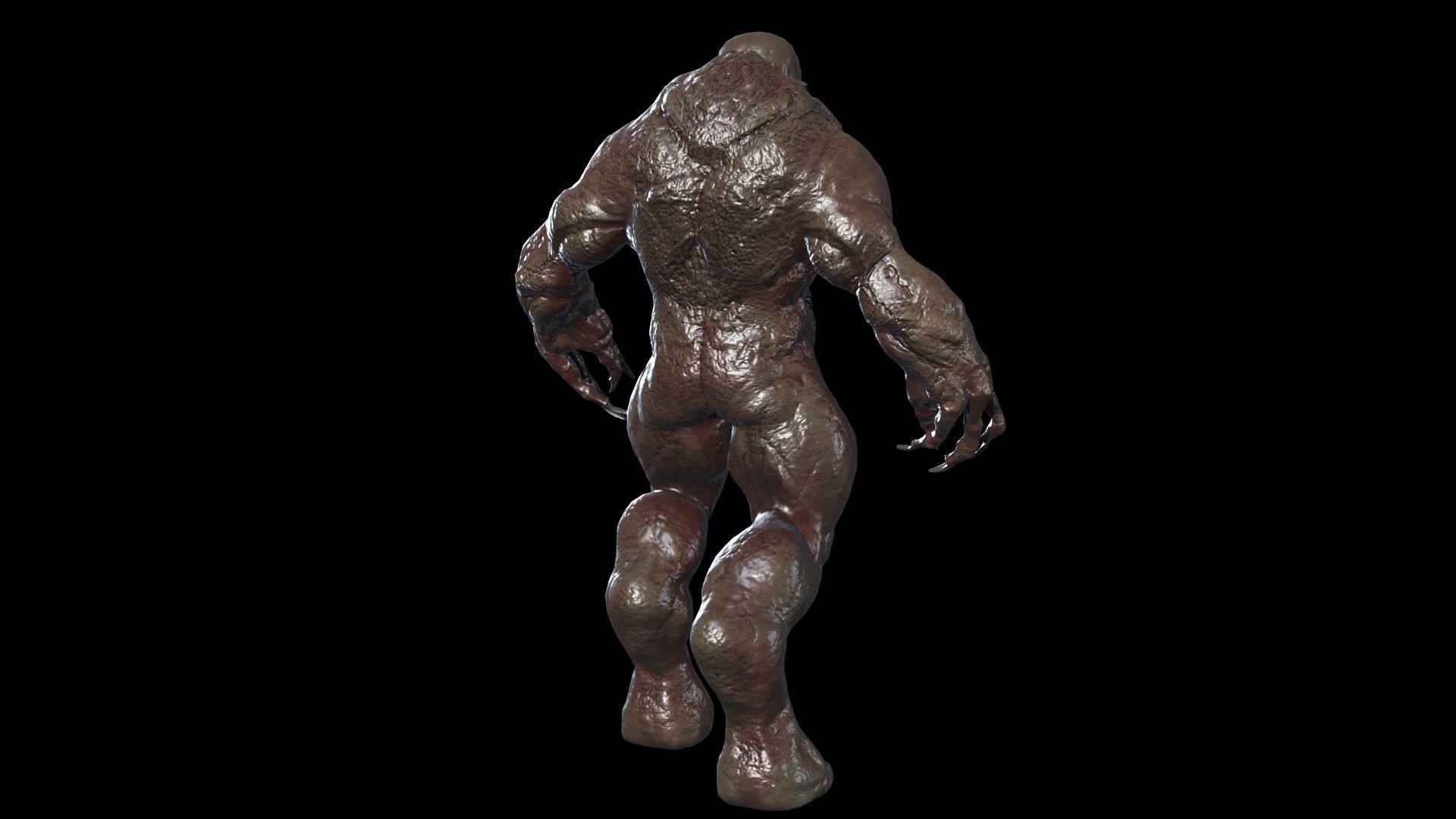 Demon Boss Low-poly 3D model_8