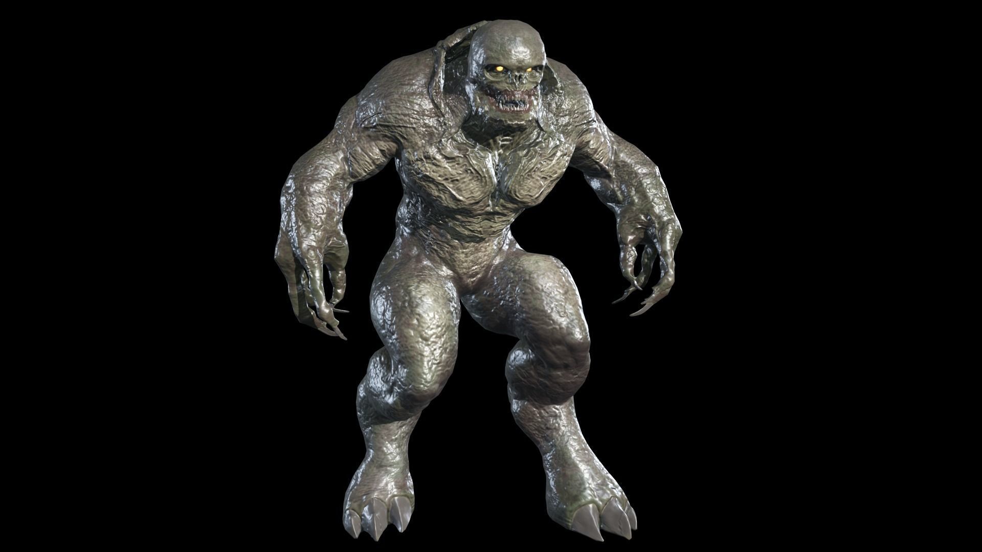 Demon Boss Low-poly 3D model_15