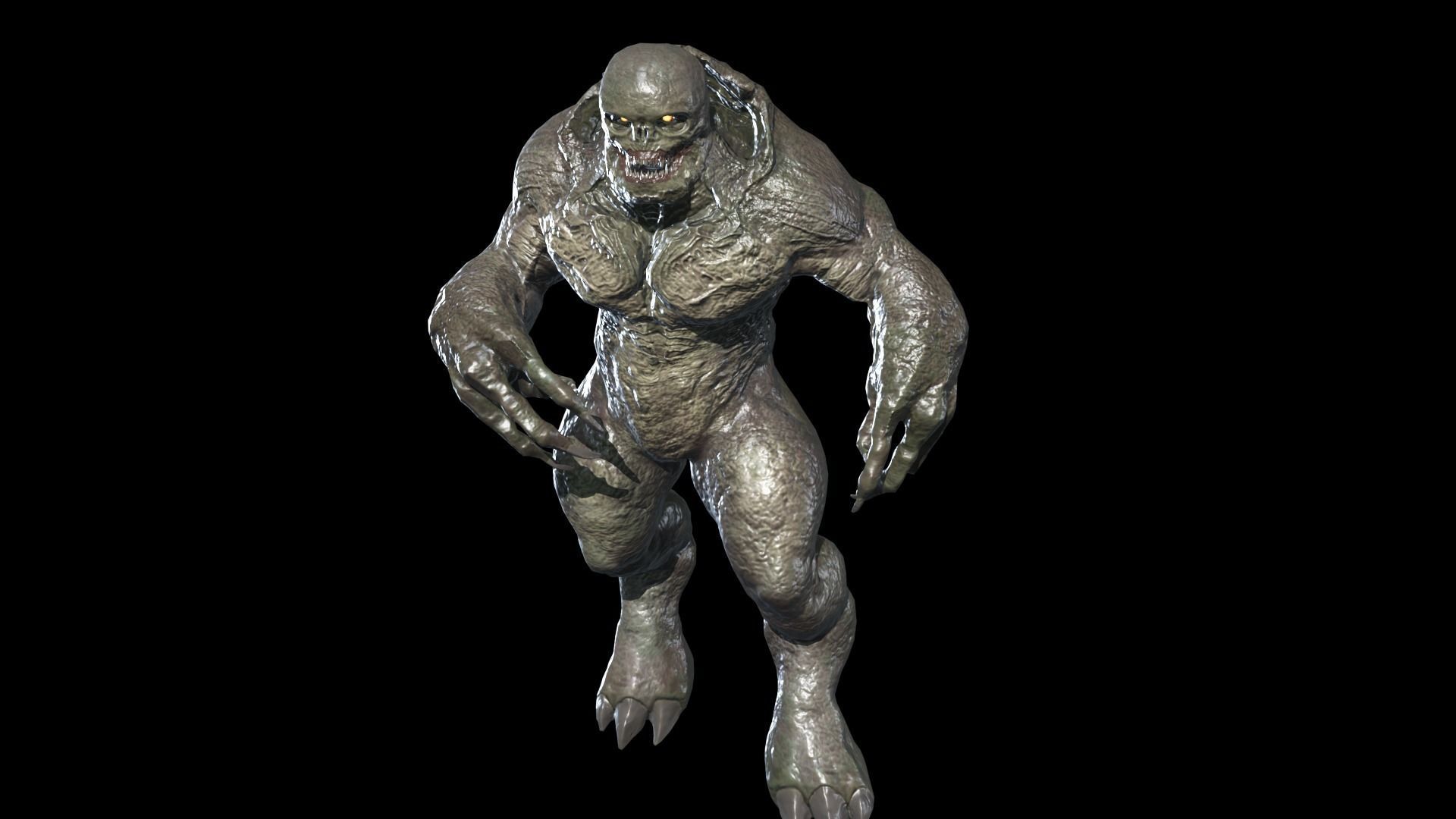 Demon Boss Low-poly 3D model_13