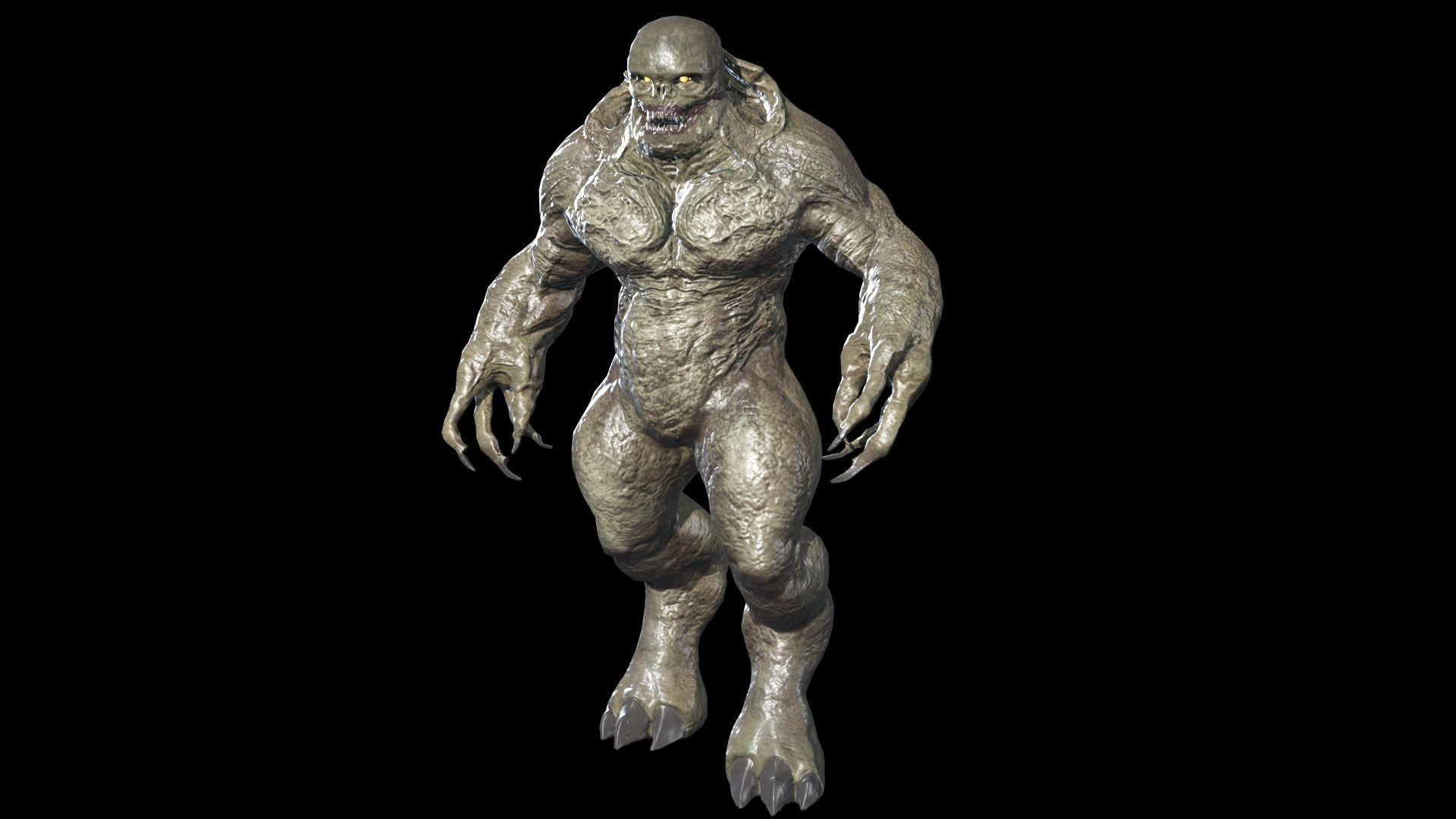 Demon Boss Low-poly 3D model_2