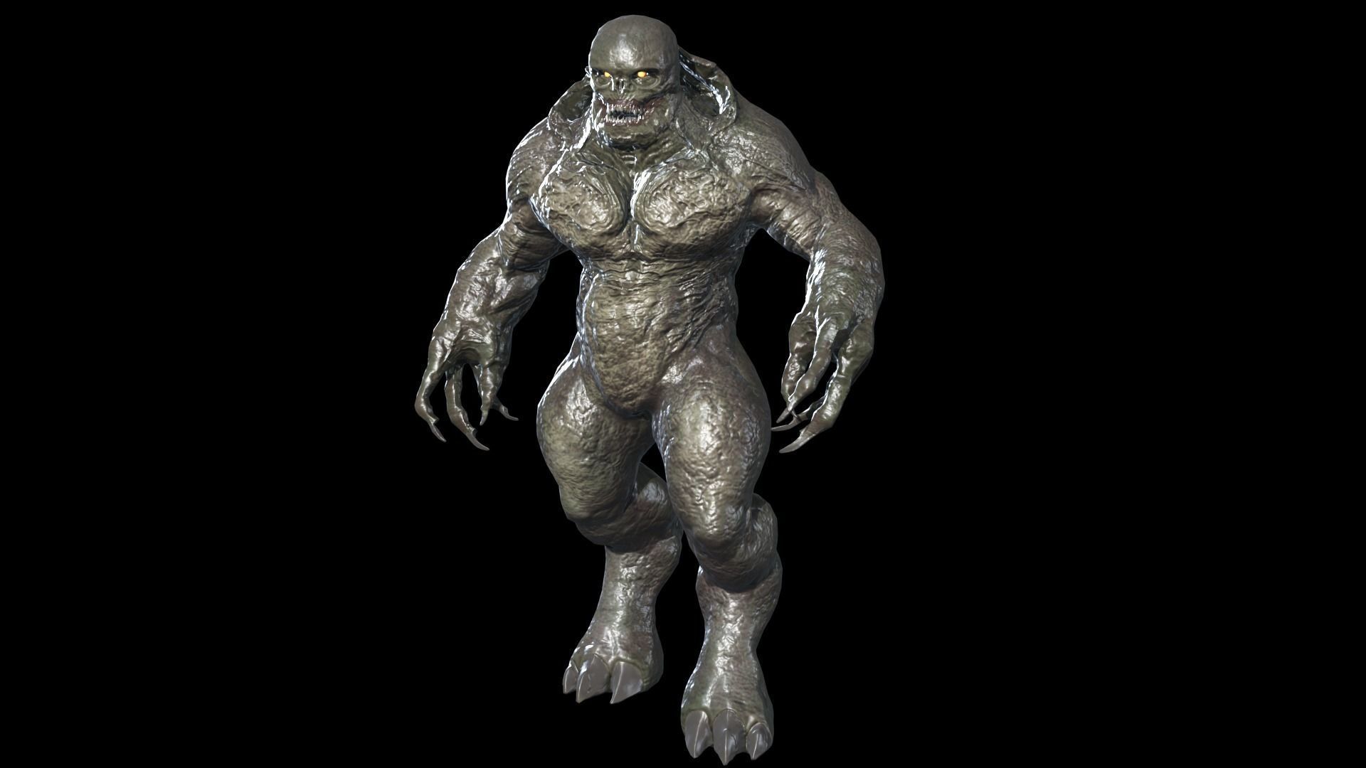 Demon Boss Low-poly 3D model_4