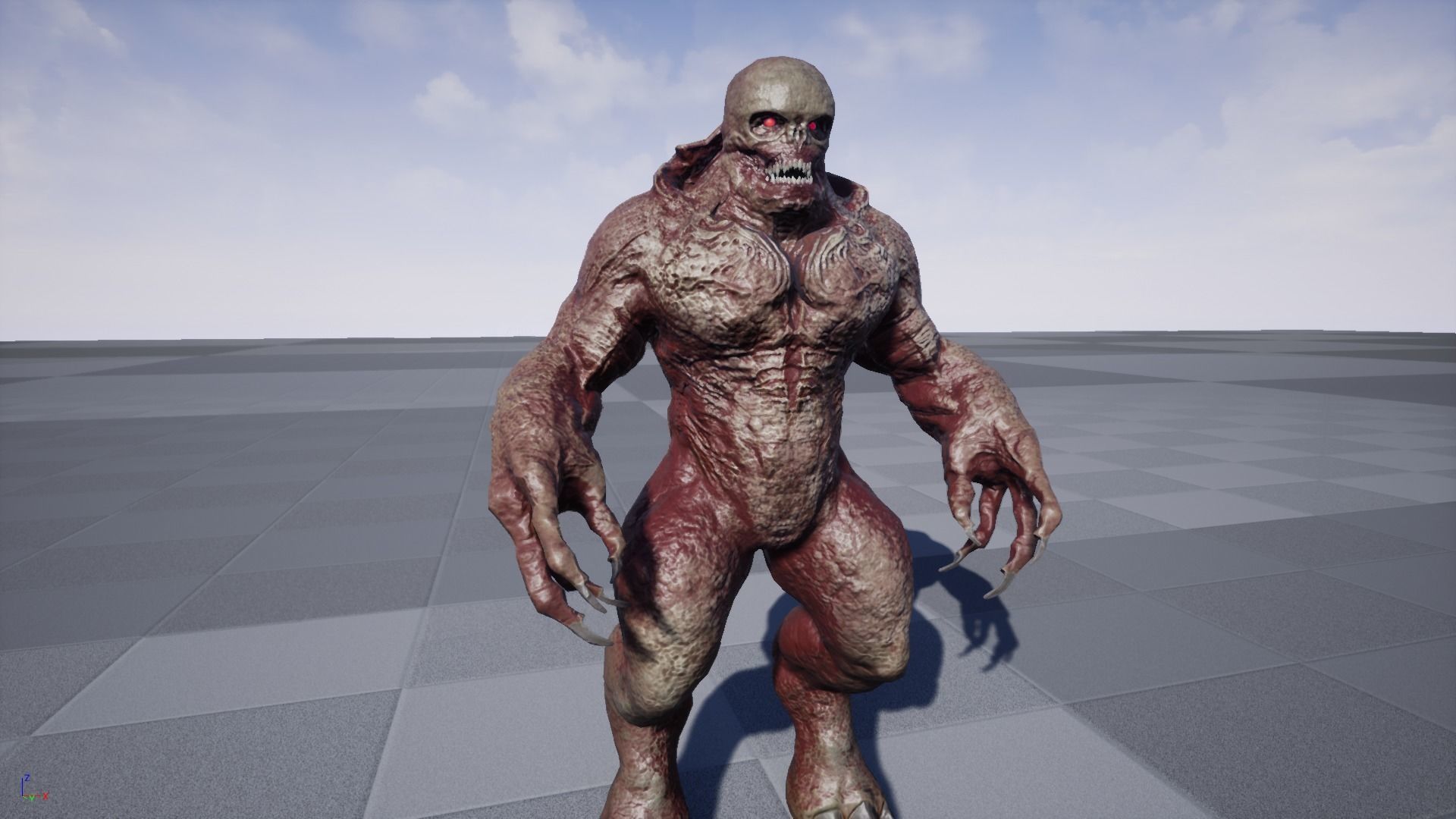 Demon Boss Low-poly 3D model_20