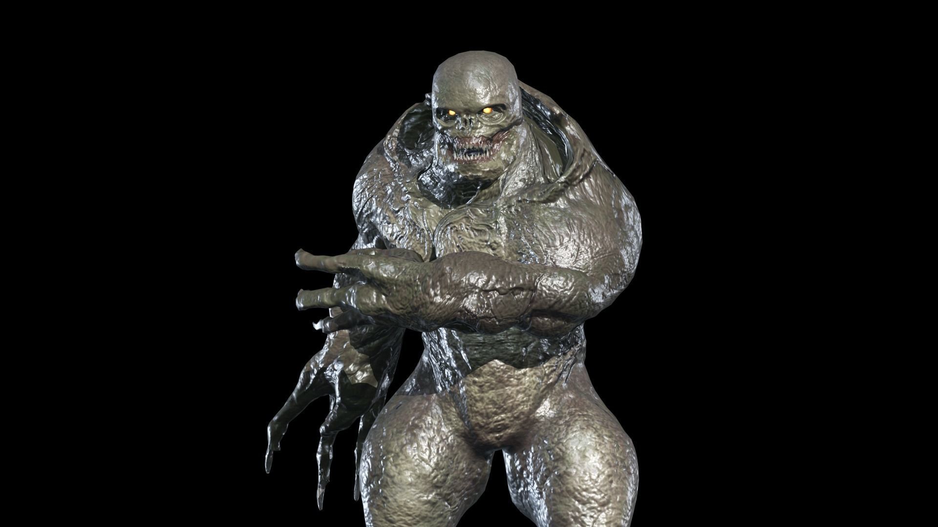 Demon Boss Low-poly 3D model_14