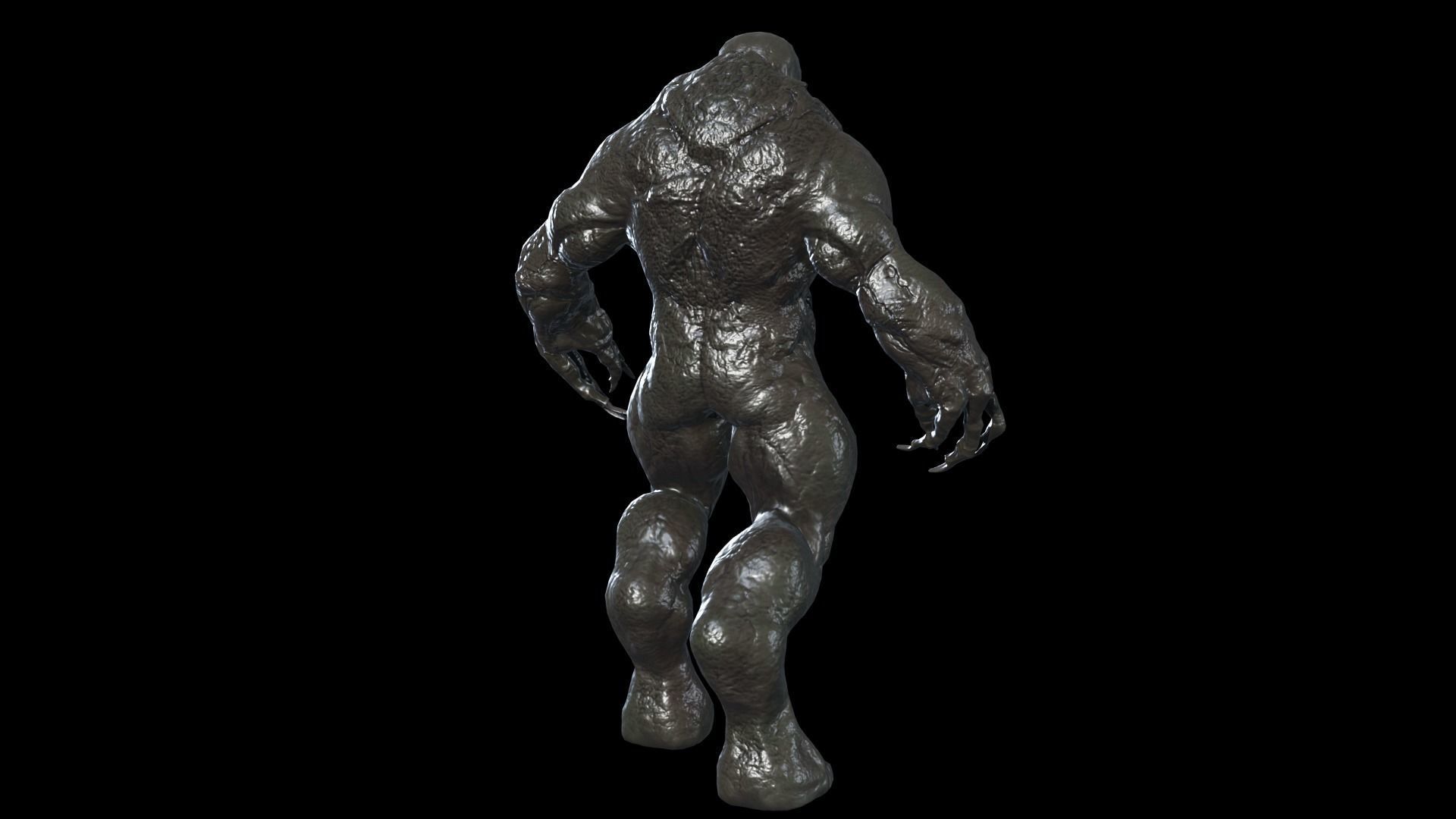 Demon Boss Low-poly 3D model_9